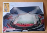 Istoria fotbalului - Suporter - fan zone - echipa de fotbal DINAMO Bucuresti, stadionul Dinamo in viitor, plic, intreg postal