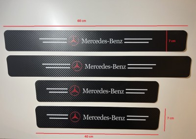 4 x ornament praguri MERCEDES foto