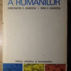 SCURTA ISTORIE A ROMANILOR-CONSTANTIN C. GIURESCU, DINU C. GIURESCU