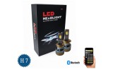 Set Becuri LED H7 Smart , CSP Dual Color 3500K , 6500K, Bluetooth APP, CANBUS, 70W, 12-24V