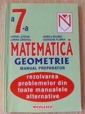 Matematica clasa a 7-a Geometrie Manual preparator- Cornel Stefan, Lorina Carstea