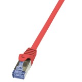 PATCH CORD S/FTP LOGILINK Cat6a, LSZH, cupru, 3 m, rosu, AWG26, dublu ecranat &quot;CQ3064S&quot; (timbru verde 0.08 lei)