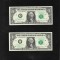 Statele Unite ale Americii USA SUA 2 x 1 dollar 2017A Atlanta F aunc FW