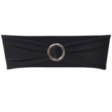 Cumpara ieftin Funda elastica decorativa scaun, catarama diamante, negru, 25 buc.