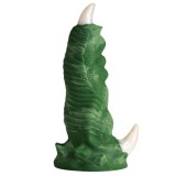 Dildo dragon CREATURE COCKS Dragon Claw, &icirc;n formă de gheară, pentru jocuri de fantezie, bază cu ventuză, 24 cm, verde