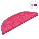 vidaXL Covorașe scară 30 buc roz 56x17x3 cm