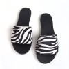 Papuci de dama din piele Elisa Zebra, 35 - 41, Ingiro