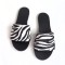 Papuci de dama din piele Elisa Zebra