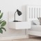 vidaXL Noptieră 2 pcs Alb 44 x 32.5 x 40 cm Lemn masiv de pin 873490