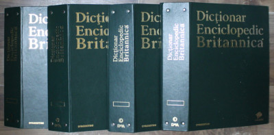 DICTIONNAR ENCICLOPEDIC BRITANNICA , NUMERELE 1 - 44 , LITERELE A - S , 2008 foto