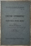 Cercetari experimentale asupra traumatismului arterial moderat - Ioan Banu