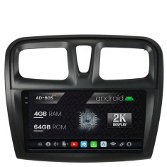 Navigatie 2K Dacia Logan Sandero, Android OS, S-Quadcore 4GB RAM + 64GB ROM, 9.5 Inch - AD-BGS90042K+AD-BGRKIT375 foto