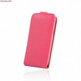 Husa Flip Slim Flexi Roz Sony Xperia M2 - Protectie Telefon Premium