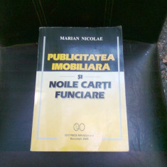 PUBLICITATEA IMOBILIARA SI NOILE CARTI FUNCIARE - MARIAN NICOLAE