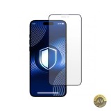 Folie de protectie Ecran 3MK HardGlass Matt Max pentru Apple iPhone 16 Pro Max Sticla Securizata Full Glue Neagra
