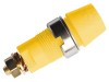 Soclu Banană 4mm Galben Aurit 32A 1kV