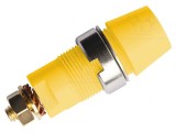 Soclu Banană 4mm Galben Aurit 32A 1kV