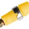 Soclu Banană 4mm Galben Aurit 32A 1kV