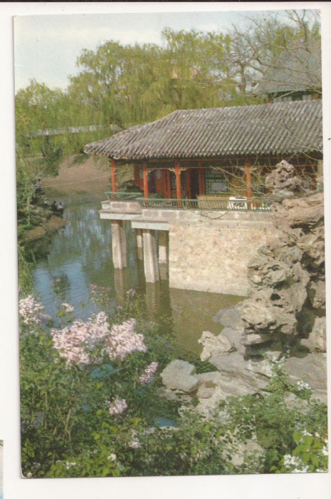 AM1 - Carte Postala - CHINA -The water pavilion in Chungshan Park, necirculata