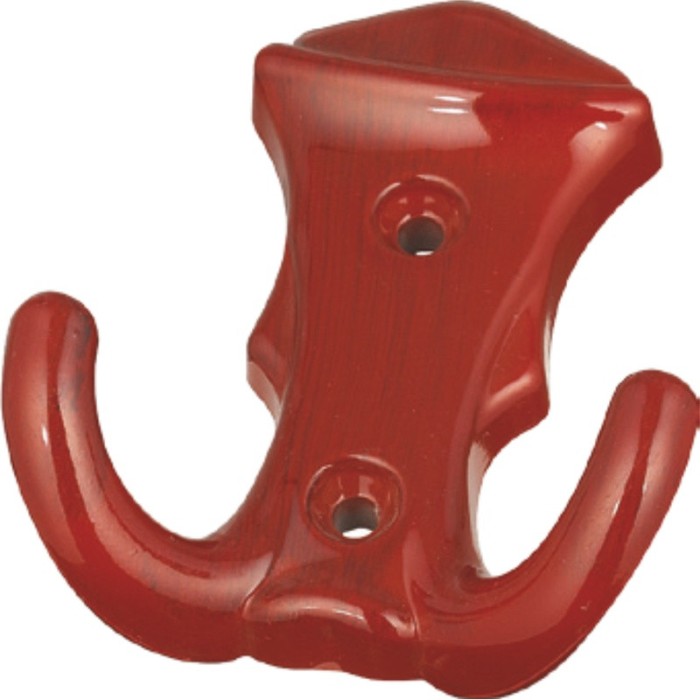 Cuier din plastic, H 75 mm, 3103-05, mahon