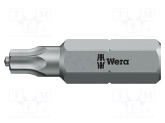 Capăt şurubelniţă WERA Torx TX25 25mm cu pini central