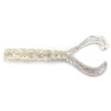 Aji Worm Chiki Chiki 4.3cm Clear Rainbow Glitter
