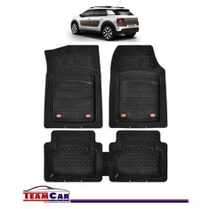 Covorase Auto TeamCar&reg; Tip Tavita Compatibile Citroen C4 III (2020-2024) Negru Material Rezistent