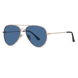 Ochelari de Soare Unisex - Techsuit (3025) - Rose Gold / Harbor Blue