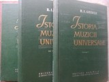 Istoria muzicii universale 1, 2, 3- R. I. Gruber