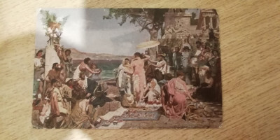 M2 R9 1 - Carte postala foarte veche - Arta - Tematica pictura foto