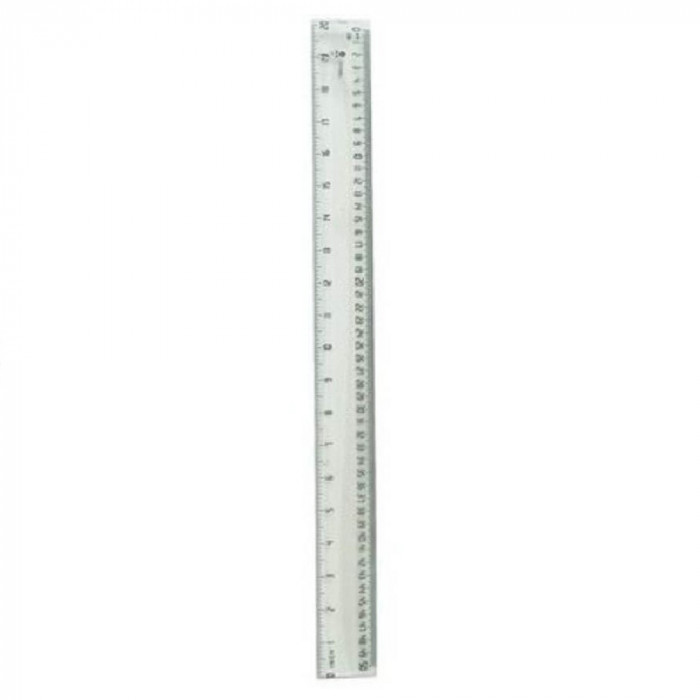 Rigla Transparenta din Plastic, 50 cm - Instrument Geometric