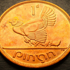 Moneda istorica 1 PENNY / PINGIN - IRLANDA, anul 1968 * cod 4241 = UNC