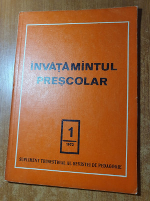 invatamantul prescolar nr.1/1972 foto