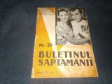 REVISTA BULETINUL SAPTAMANII NR 29 1937
