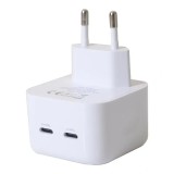 &Icirc;ncărcător priza MX THUNDER PD 35W, 2 x USB-C, alb