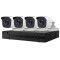 Kit supraveghere Hikvision Hilook, 4 camere 2MP, IR 20m, DVR 4 canale, 4MP, Autocolant Rovision SafetyGuard Surveillance