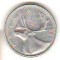 SV * Canada 25 CENTS 1961 ARGINT .800 +/- AUNC