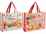 Cumpara ieftin Set 2 sacose cumparaturi poliester multicolor 45x11x56 H, 16 L