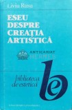 Cumpara ieftin Eseu despre creatia artistica - 1989 - Liviu Rusu (K145)