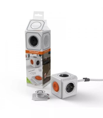 Prelungitor 4 prize cu intrerupator cub 1.5m PowerCube Remote Allocacoc foto