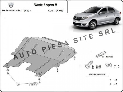 Scut metalic motor Dacia Logan 2 II / Logan MCV fabricata incepand cu 2012 APS-06,042 foto