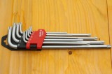 Set chei hexagonale, 9 piese, T10-T50, antiefractie, CrV 6150