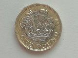 M3 C50 - Moneda foarte veche - Anglia - o lira sterlina - 2017