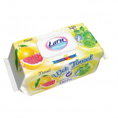 Servetele umede Lara, Grapefruit, 120 buc