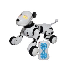 Robot catel, vorbitor, cu RC, AC, 24x18x18 cm foto