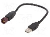 Adaptor USB/AUX, USB A mufa, {{Culoare}}, ACV - 44-1190-002