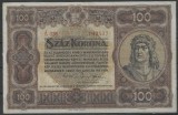 !!! X. RARR : UNGARIA - 100 KOROANE 1920 - P 63 - UNC / CEA DIN SCAN