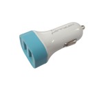 Incarcator auto Konfulon C17 albastru 12-24V, 2xUSB: 5V 2.1A C17-Blue