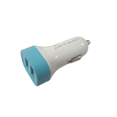 Incarcator auto Konfulon C17 albastru 12-24V, 2xUSB: 5V 2.1A C17-Blue