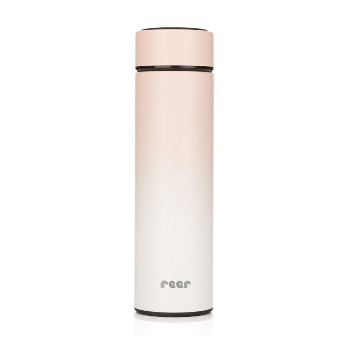 Termos din otel inoxidabil vidat ColourDesign, 450 ml, roz, Reer 90024 Children SafetyCare